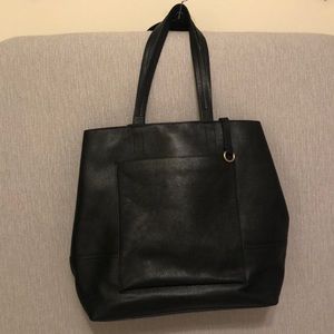 J. Crew all English leather saddle tote